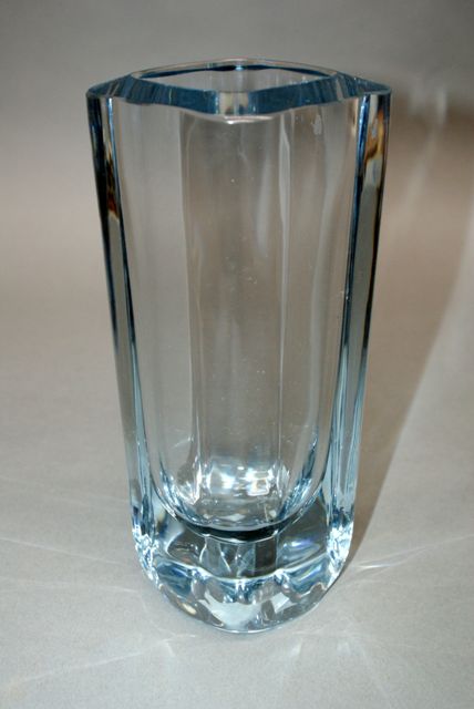 Appraisal: A Stromberg factory signed Swedish art glass vase pale blue