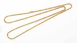 Appraisal: An ct gold twisted rope chain length approximately cm gms