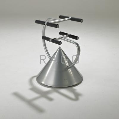 Appraisal: RON ARAD ZEUS Electronics stand on casters Italy s Enameled