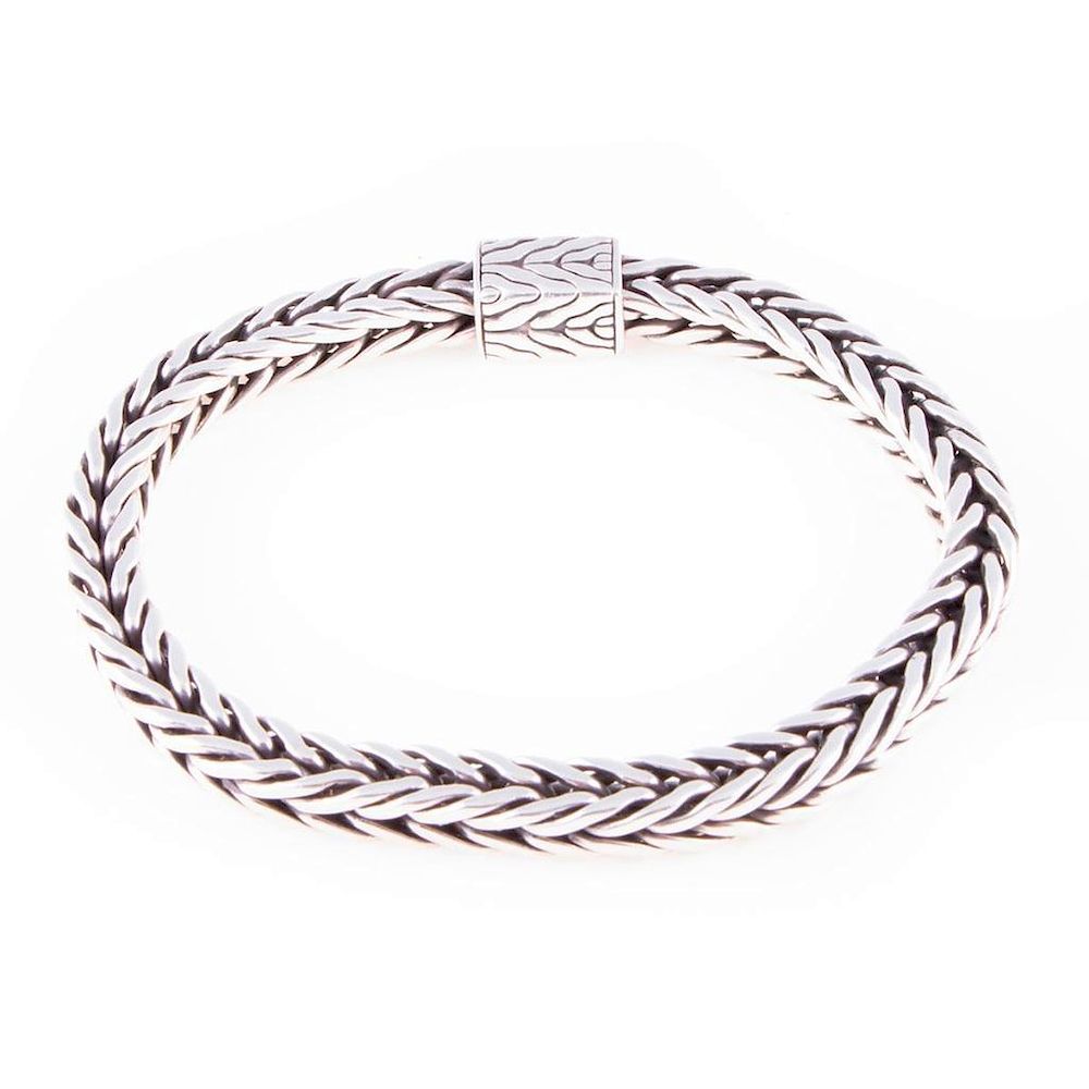 Appraisal: John Hardy sterling silver bracelet length in Items are sold