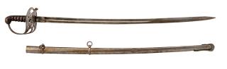 Appraisal: Non Regulation Civil War Officer's Sword U S Calvary Sabre