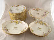 Appraisal: A Cauldon dessert set comprising eighteen plates a pair of