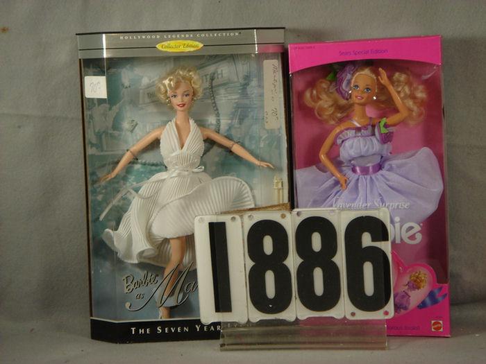 Appraisal: Lot of Barbie Dolls including Hollywood Legends Collection Barbie as