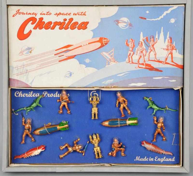 Appraisal: Diecast Cherilea Journey Into Space Figure Set Description Circa s