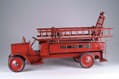 Appraisal: STEELCRAFT CITY FIRE DEPT TRUCK A very nice original example