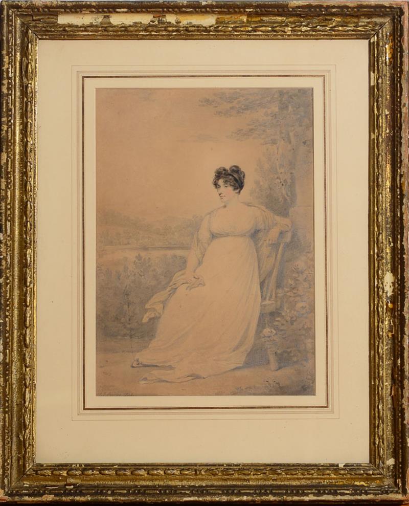 Appraisal: HENRY ELDRIDGE - PORTRAIT OF MRS MARTIN N E EDMUNDS