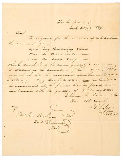 Appraisal: CIVIL WAR - LEE Robert E Autograph letter signed R