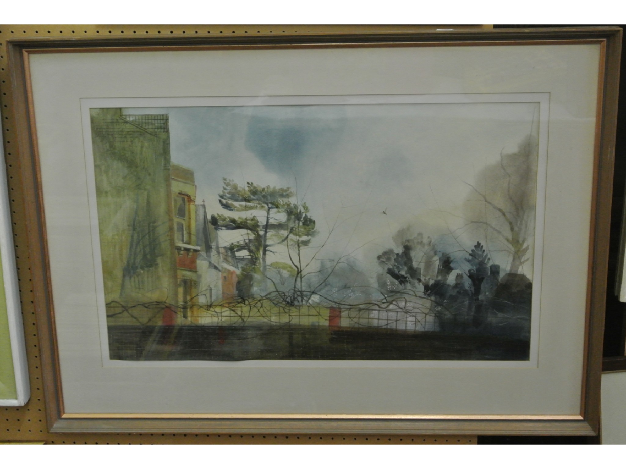 Appraisal: A watercolour and bodycolour painting by Leslie Worth RWS of