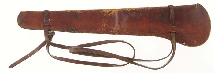 Appraisal: SCARCE SHORT BBL CARBINE SADDLE SCABBARD Appears to be for