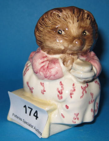 Appraisal: Beswick Beatrix Potter figure Mrs Tiggywinkle takes Tea BP B