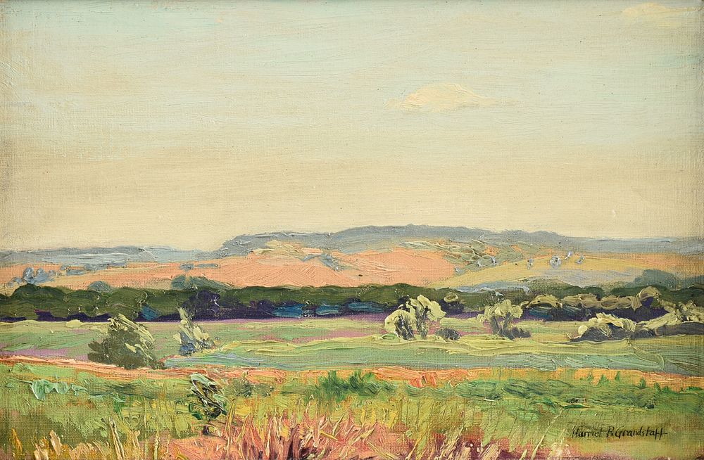 Appraisal: HARRIET PHILIPS GRANDSTAFF American Texas - A PAINTING Landscape HARRIET