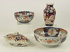 Appraisal: IMARI LOT - Four piece lot of th C Imari