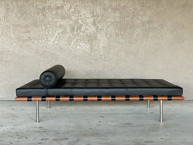 Appraisal: Knoll Mies Van Der Roche - Barcelona Daybed Black Knoll