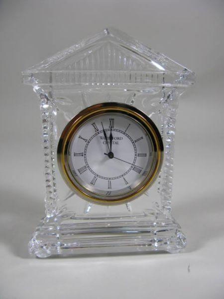 Appraisal: Waterford Crystal Mantel Clock classical form in