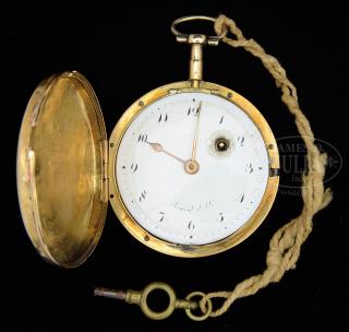 Appraisal: KT GOLD HUNTER CASE POCKET WATCH BELONGING TO PAINE WINGATE