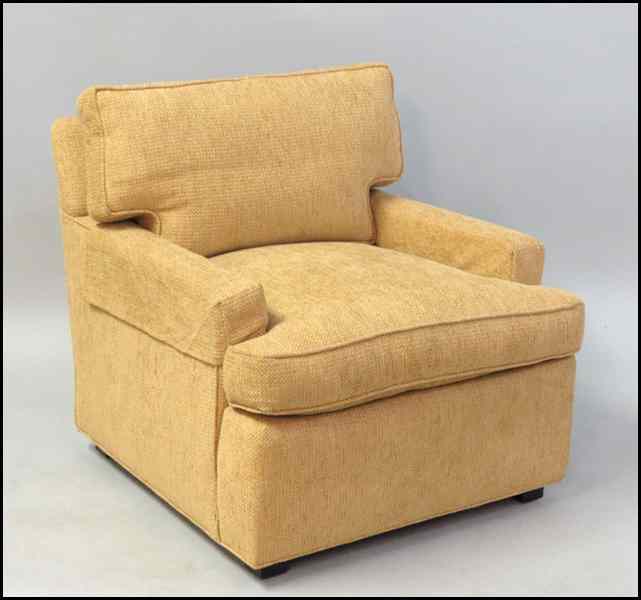 Appraisal: CONTEMPORARY UPHOLSTERED CLUB CHAIR Ashley Manor Back height '' Condition