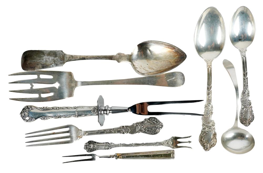 Appraisal: ASSEMBLED COLLECTION OF STERLING FLATWAREcomprising pieces of Gorham for J