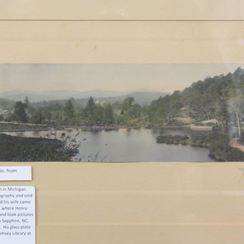 Appraisal: R Henry Seadin print Lake at Highlands NC well known