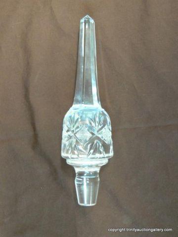 Appraisal: Large Cut Crystal Decanter Stopper - fits a opening