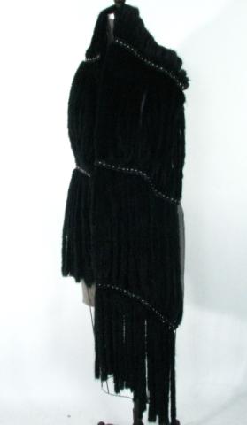 Appraisal: Ranch Mink Stole w Fringes ''Rizal'' '' x '' Size