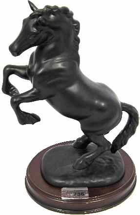 Appraisal: Beswick model of a Rearing Welsh Cob on plinth Black