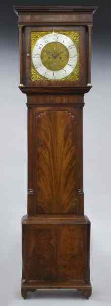 Appraisal: English longcase clock by Coats of Wiganin mahogany case with