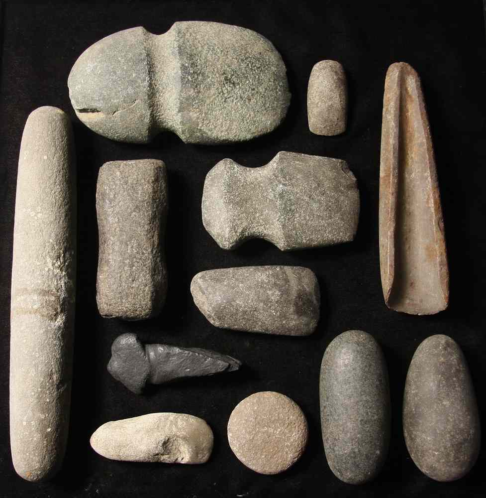 Appraisal: PALEOLITHIC STONE TOOLS - Various sizes and shapes