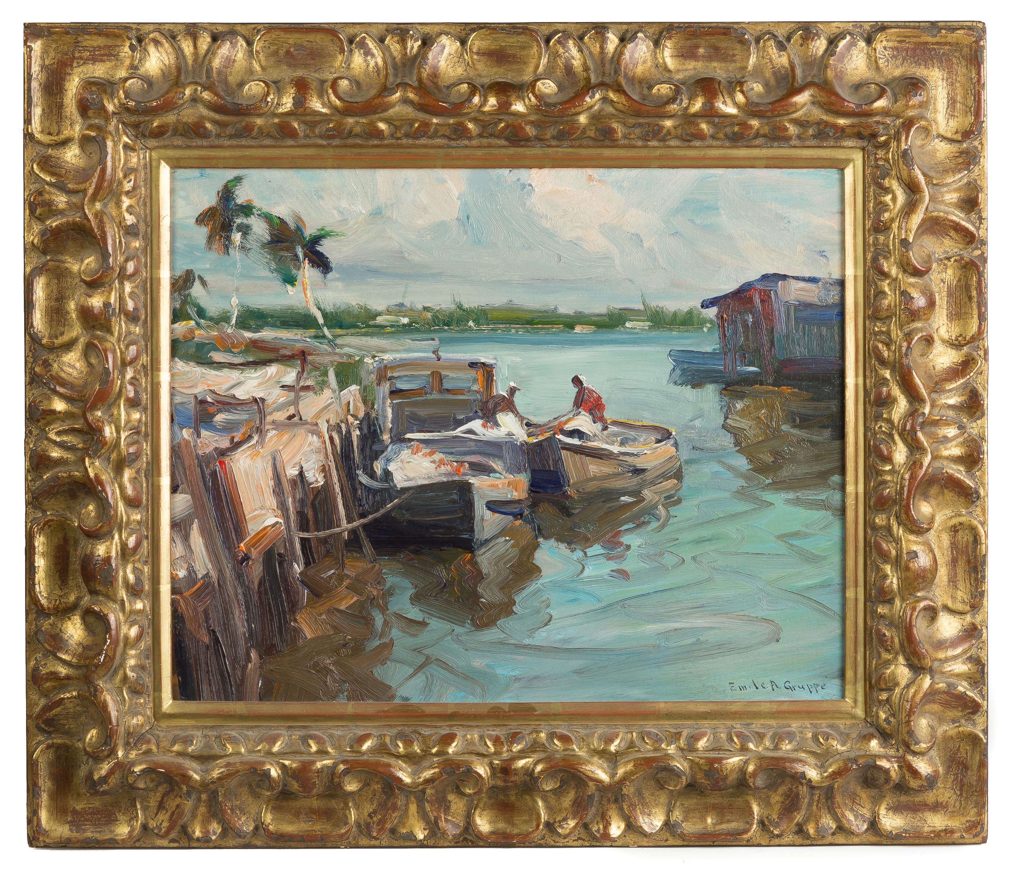 Appraisal: Emile Albert Gruppe American Naples FL Signed lower right Emile