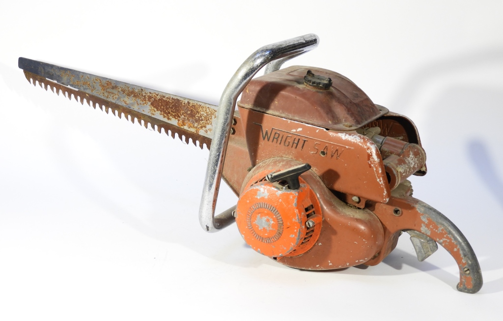 Appraisal: WRIGHT SAW SUPER REBEL ICE WOOD CARVING CHAINSAW United States