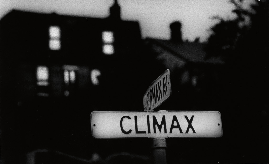 Appraisal: W EUGENE SMITH - Climax street sign from Pittsburgh Silver