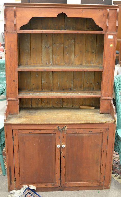 Appraisal: Primitive style cupboard ht in wd in Primitive style cupboard