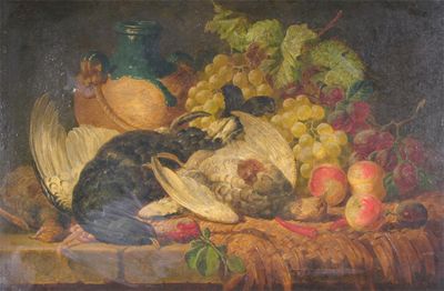 Appraisal: Charles Thomas Bale fl - Still life of dead game