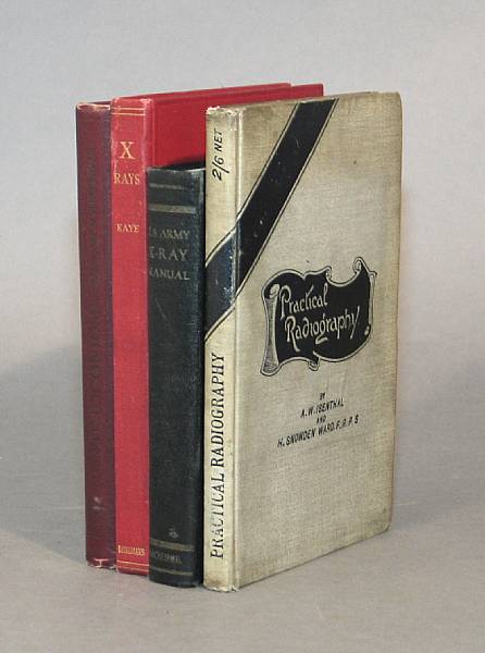 Appraisal: MEDICINE - X-RAYS volumes including Strutt R J The Becquerel