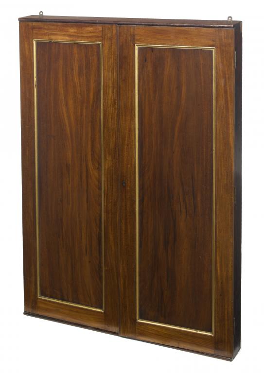 Appraisal: A VICTORIAN MAHOGANY COLLECTOR'S CABINET probably for medals or portrait