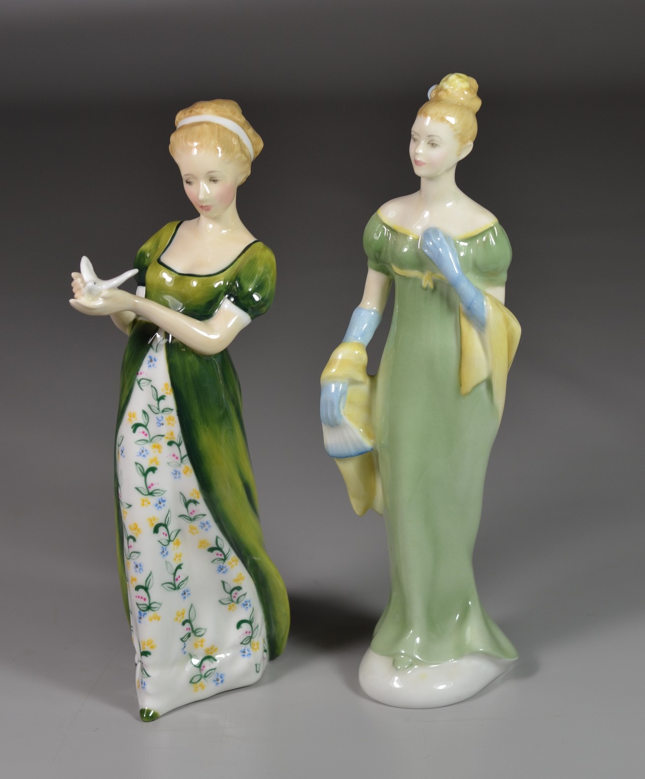 Appraisal: Royal Doulton bone china figurines Lorna HN Veneta HN tallest