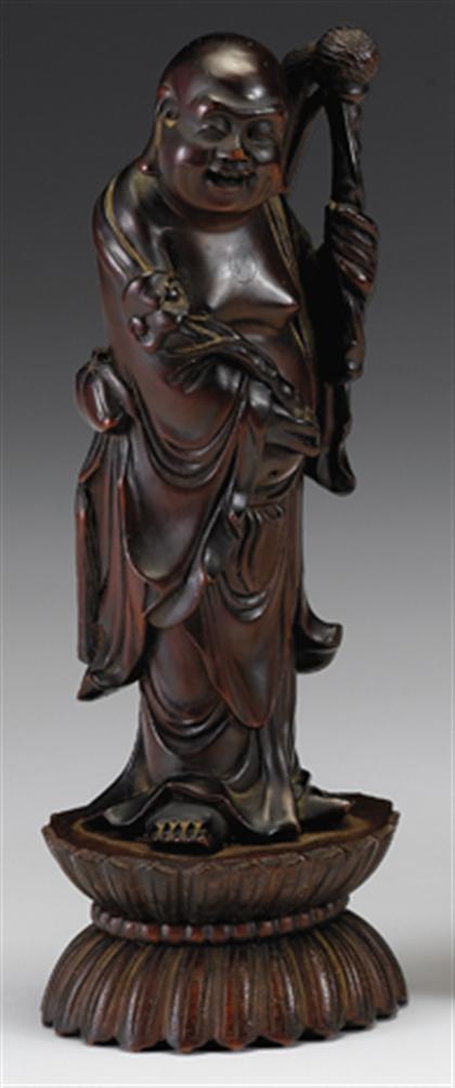 Appraisal: Good Chinese boxwood figure mid-late qing dynasty Well carved standing