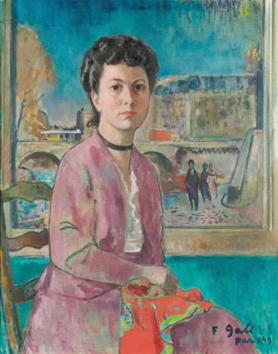 Appraisal: GALL FRANCOIS Kolozsvar - Paris Portrait of Madame Marguerite Fantoni