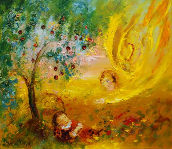 Appraisal: David Boyd born The Orchard Angel's Dream circa oil on