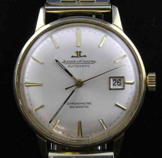 Appraisal: A gentleman's 's ct gold Jaeger le Coultre Automatic Chronometre