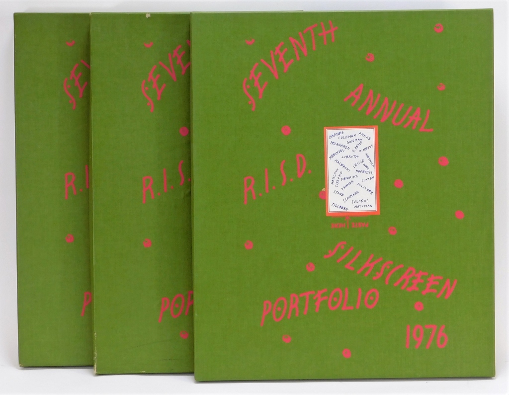 Appraisal: TH ANNUAL RISD SILKSCREEN PORTFOLIO Rhode Island Portfolio comprised of