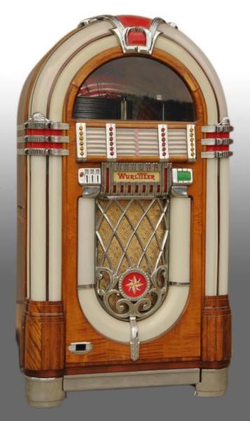 Appraisal: Wurlitzer -RPM Juke Box Description Bubbles and turntable work but