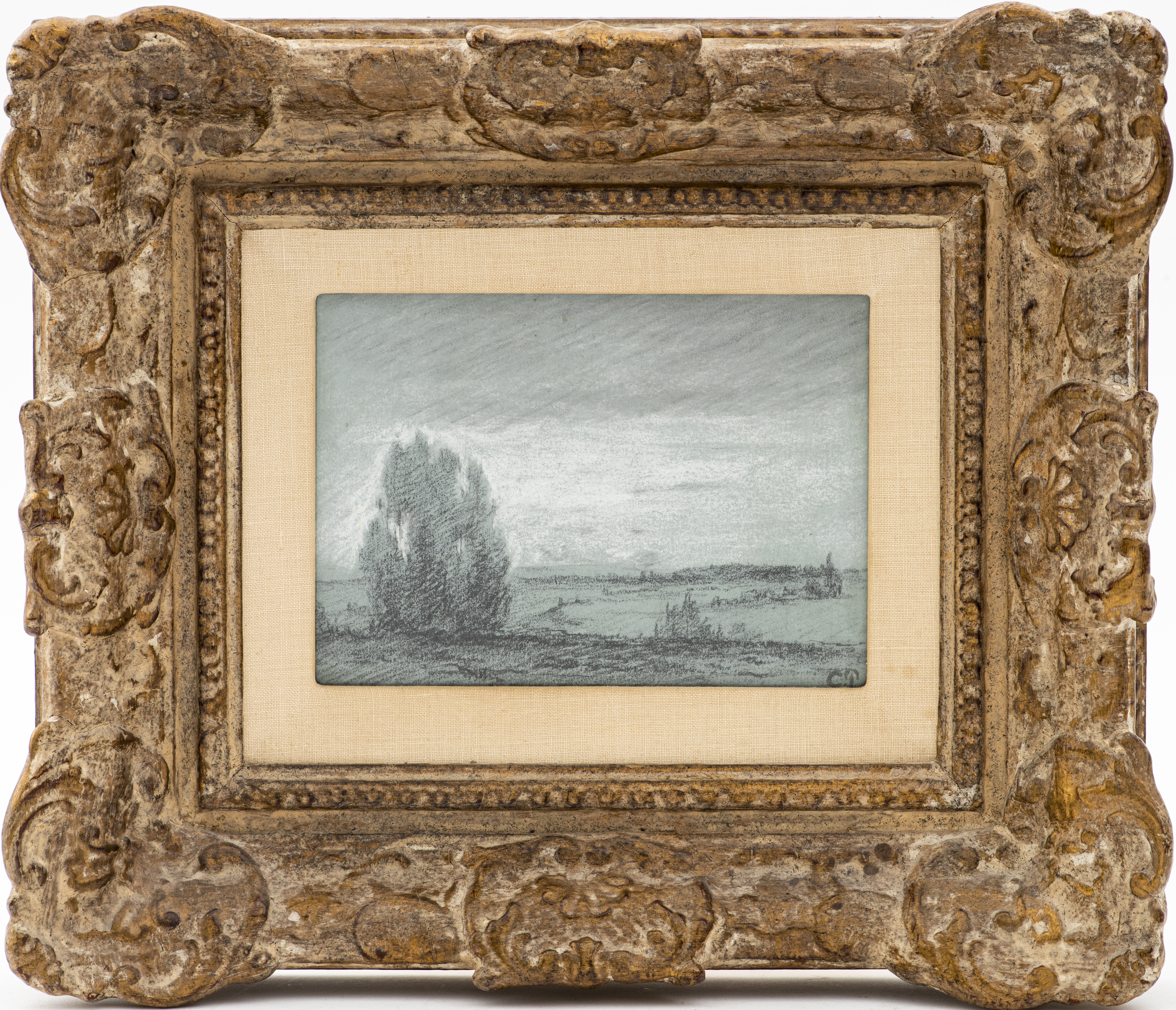 Appraisal: CAMILLE PISSARRO 'PAYSAGE' LANDSCAPE DRAWING Camille Pissarro Danish-French - 'Paysage'