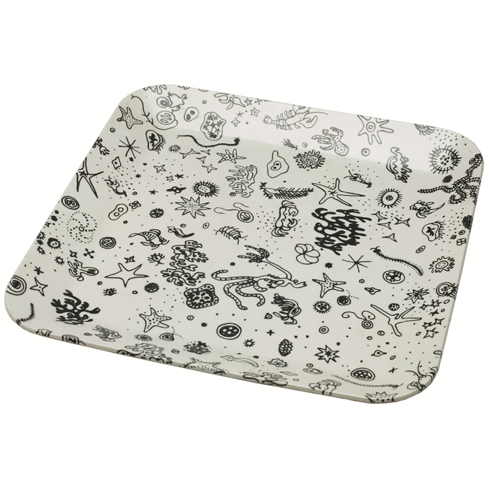 Appraisal: Ray Eames Sea Things tray by Waverly USA square tray