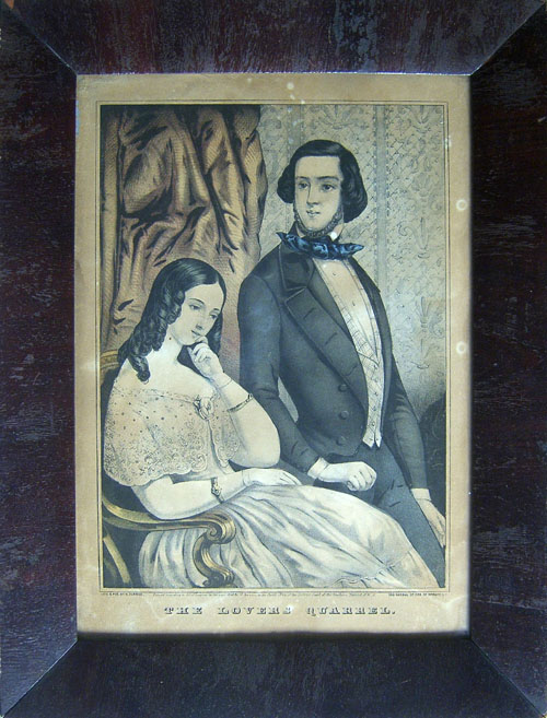 Appraisal: Lithographs titled The Declarations Mary and The Lovers Quarrel by