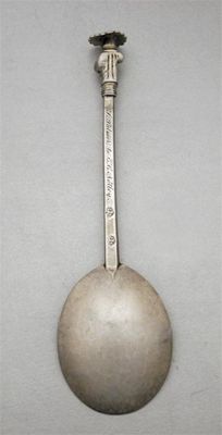 Appraisal: Salisbury An early Charles II silvergilt spoon the figure lacking