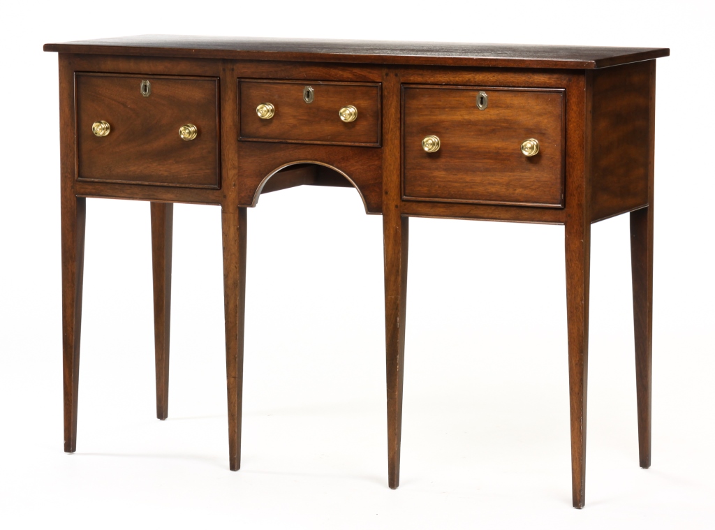 Appraisal: KITTINGER HEPPLEWHITE STYLE SIDEBOARD Fourth quarter th century mahogany with