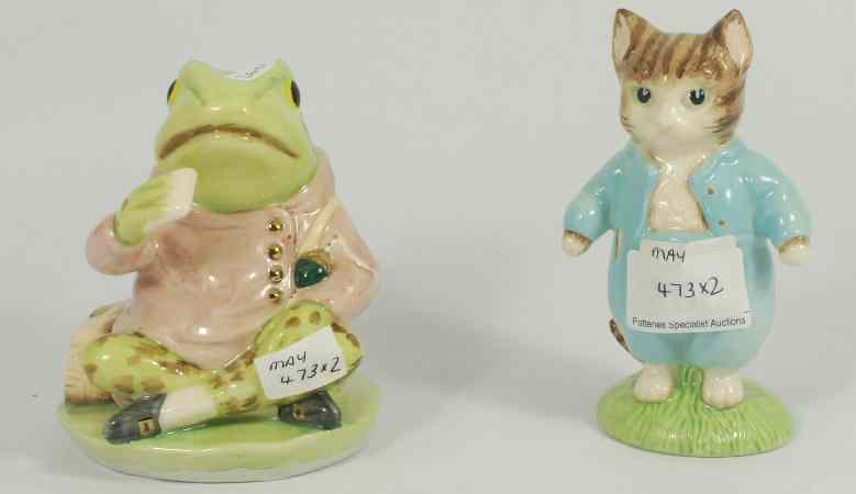 Appraisal: Beswick Beatrix Potter Large Sized Figures Tom Kitten and Jeremy