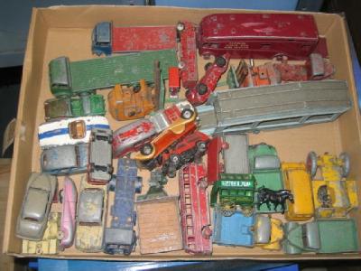 Appraisal: Twenty four early Dinky and six other Commercial and car