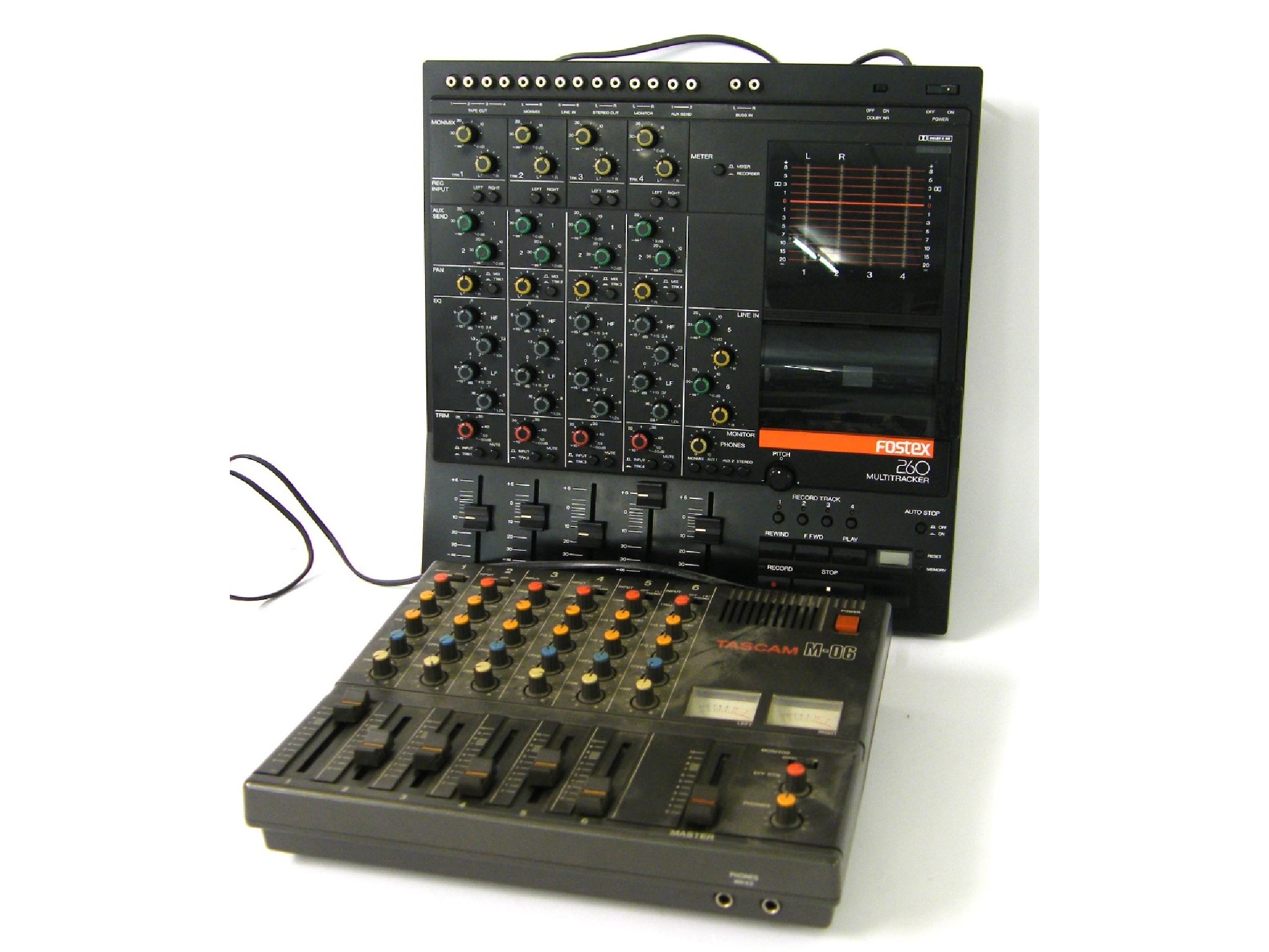 Appraisal: Fostex multi-tracker recorder mixer ser no box together with a