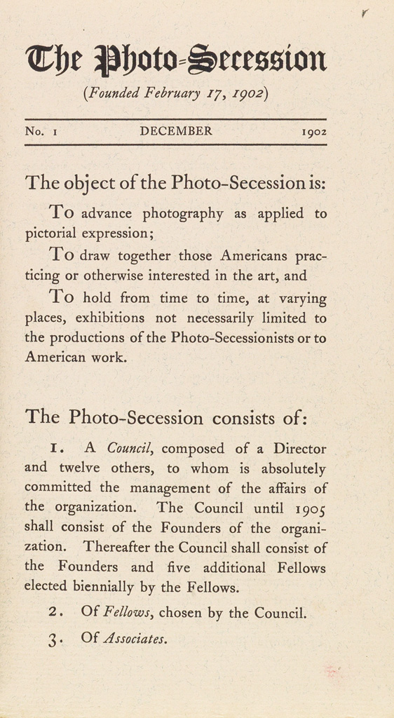 Appraisal: STIEGLITZ ALFRED The Photo-Secession Numbers - vo plain boards issues